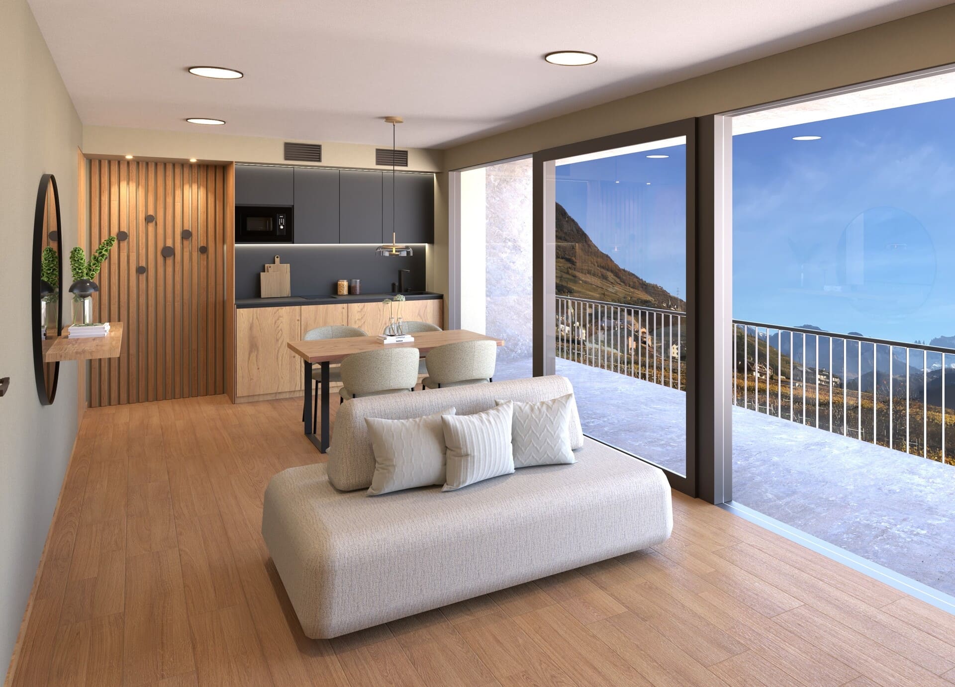 Luxuriöse Ferienwohnung in Bozen - Chalet mit Garten und Schwimmbad