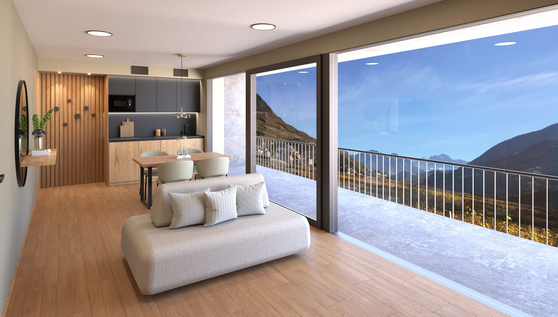 Luxuriöse Ferienwohnung in Bozen - Chalet mit Garten und Schwimmbad