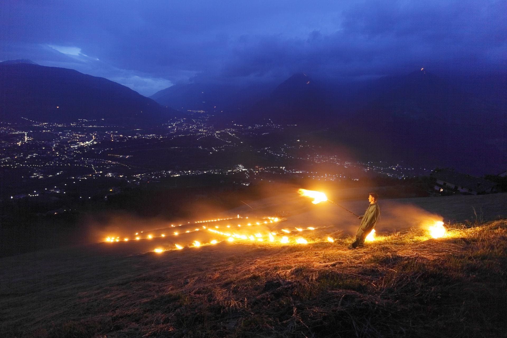 Herzjesufeuer in Südtirol