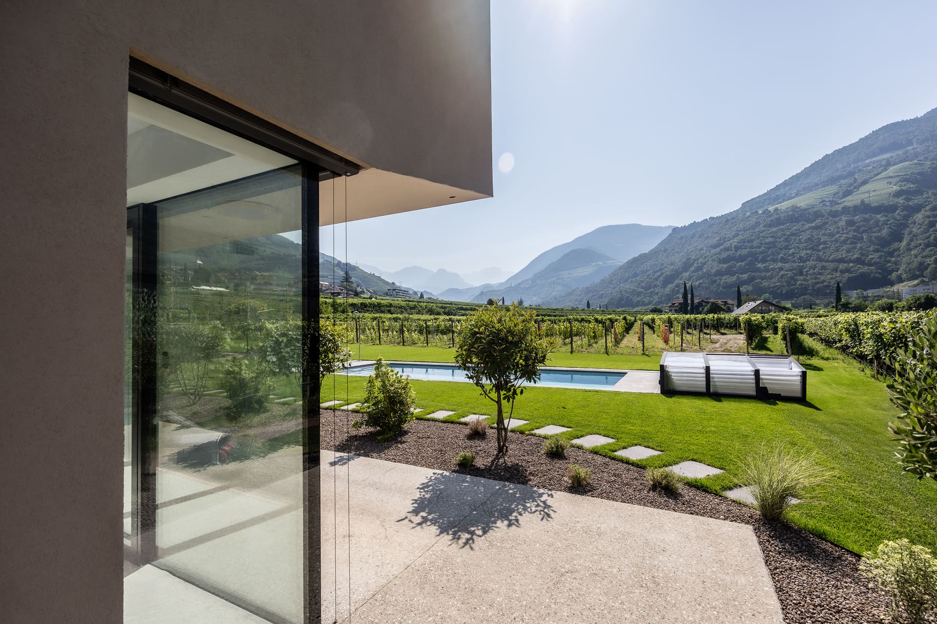 Trianglhof in Bozen - luxuriöse Ferienwohnung mit Garten