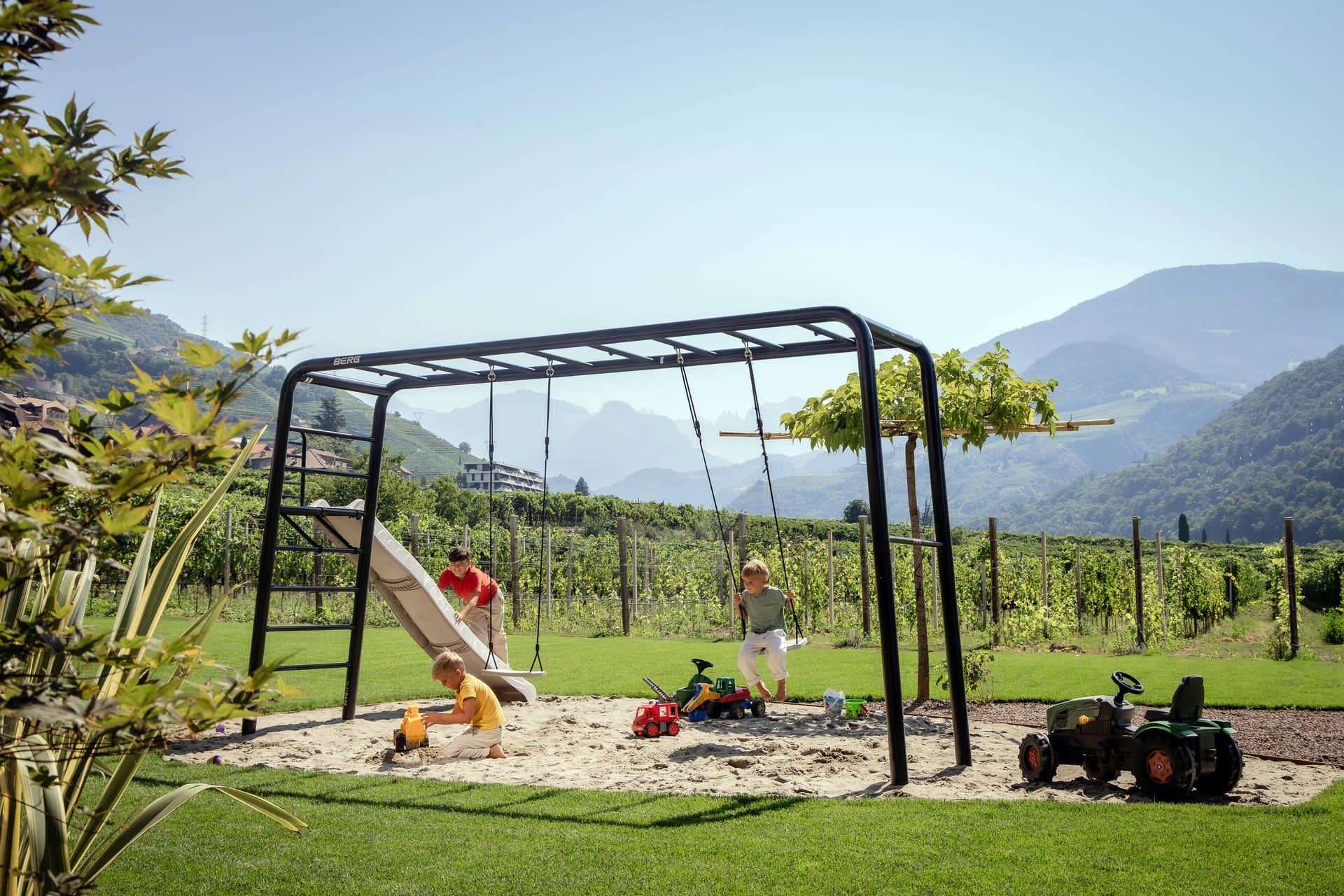 Bauernhof mit Spielplatz in Südtirol