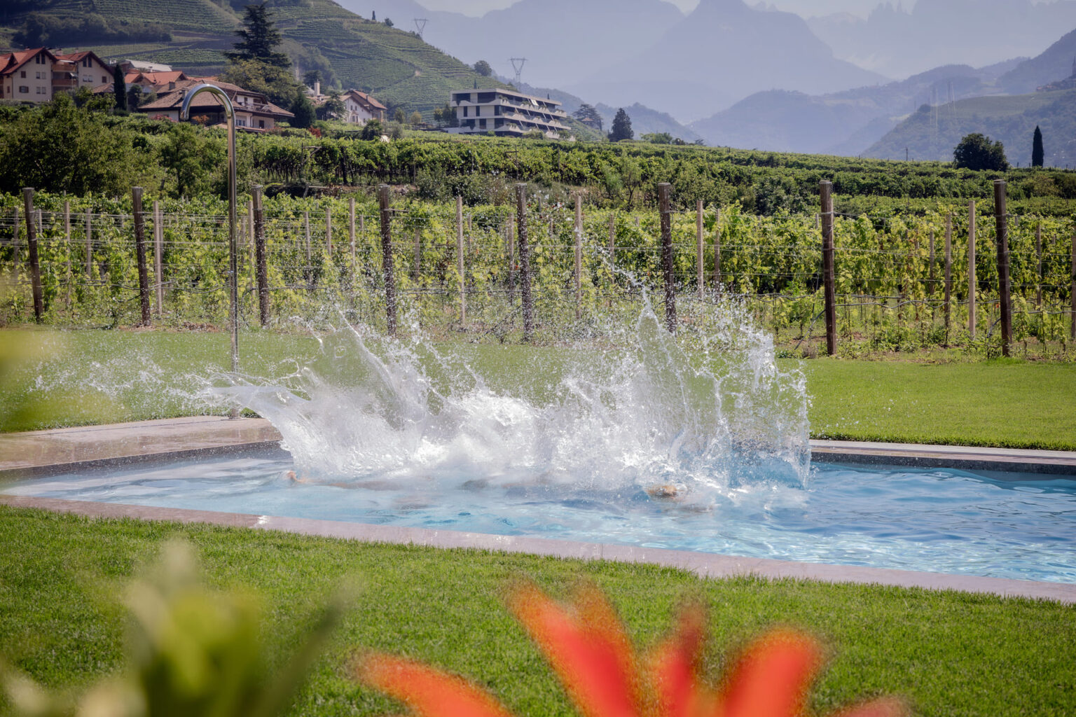 Spiel und Spaß im Schwimmbad in Südtirol
